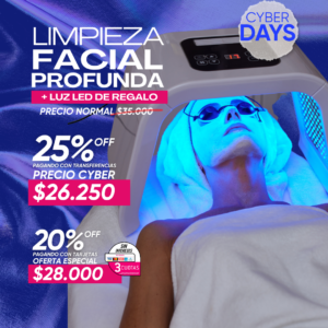Limpieza Facial Profunda + Luz Led de REGALO