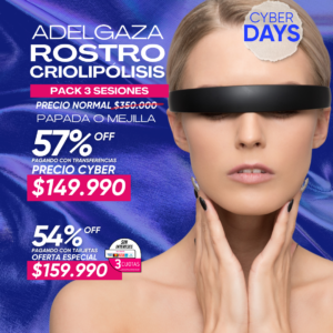 Criolipólisis para Rostro 3 ses.