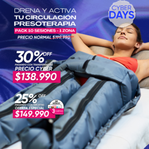 Presoterapia 1 Zona 10 ses.