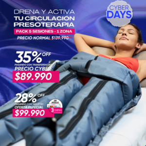 Presoterapia 1 Zona 5 ses.