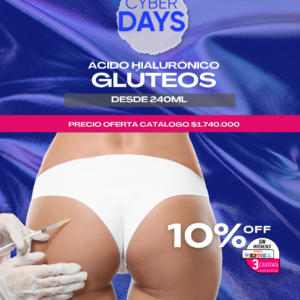 ácido Hialurónico Glúteos desde 240ML.