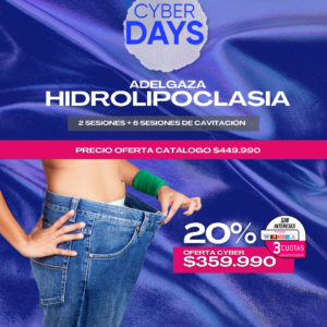 Hidrolipocladia 2 ses. + 6 ses. de Cavitación