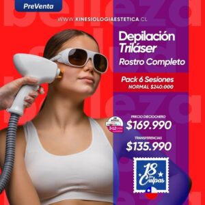 Depilación Triláser Rostro Completo