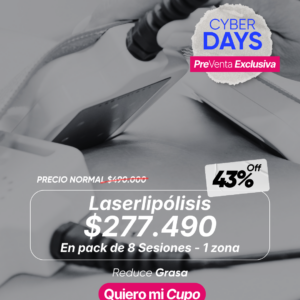 Laserlipólisis 8 ses. 1 zona