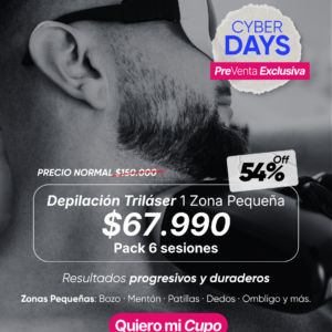 Depilación Triláser 1 Zona Pequeña