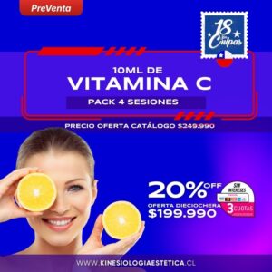 VITAMINA C 10ML Pack 4 ses.